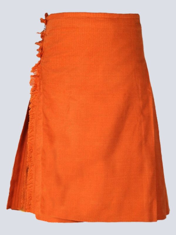 SAFFRON TARTAN KILT