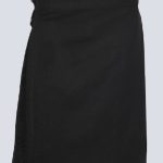 BLACK TARTAN KILT