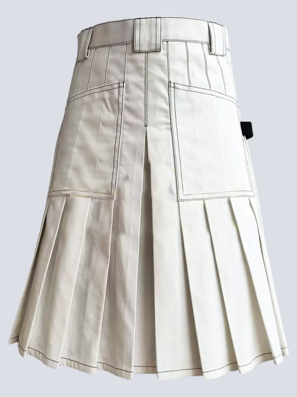 CARHARTT WORK WHITE UTILITY KILT - Image 4