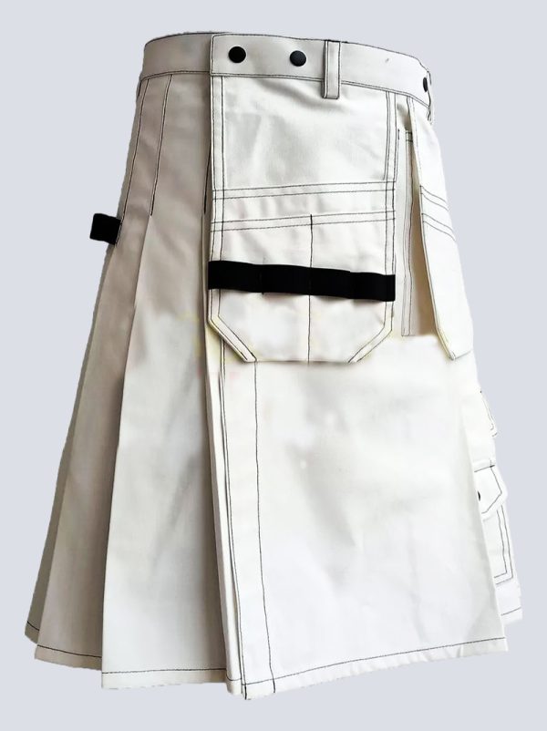 CARHARTT WORK WHITE UTILITY KILT - Image 2