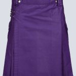 MENS CLASSIC PURPLE UTILITY KILT