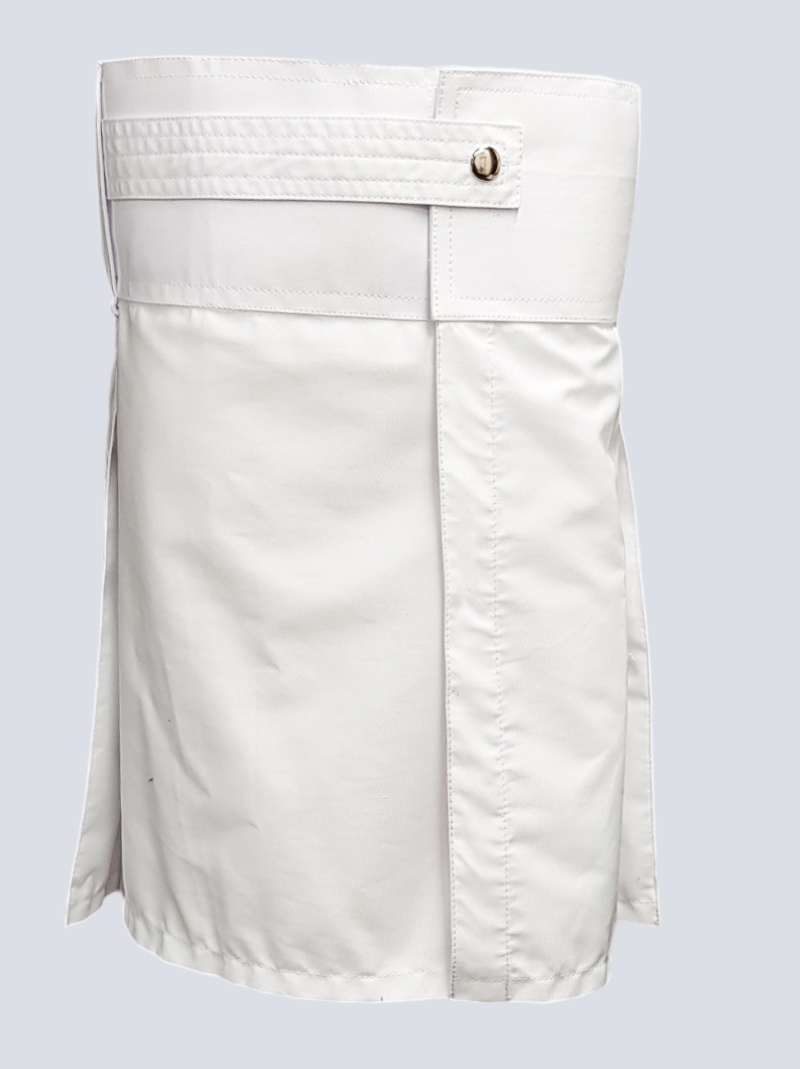 MENS FALCON WHITE UTILITY KILT - Image 2