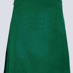 SOLID GREEN TARTAN KILT