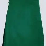 SOLID GREEN TARTAN KILT