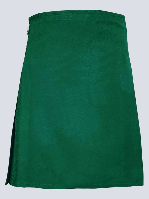 SOLID GREEN TARTAN KILT