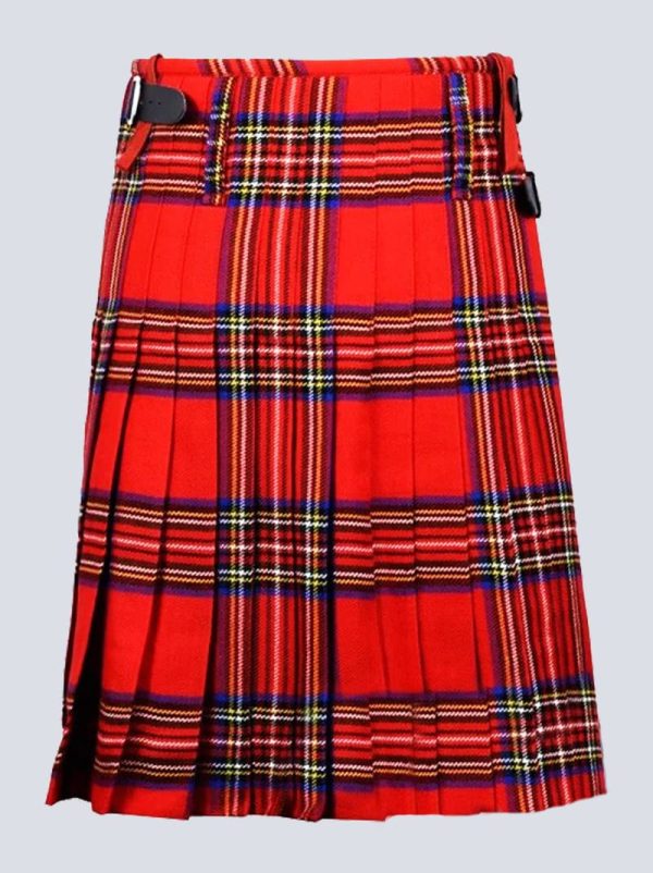 TRADITIONAL ROYAL STEWART TARTAN KILT - Image 3