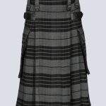 LAUTREAMONT GREY WATCH TARTAN UTILITY KILT