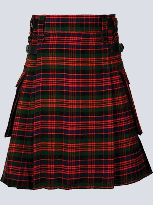 LAUTREAMONT MACDONALD TARTAN UTILITY KILT