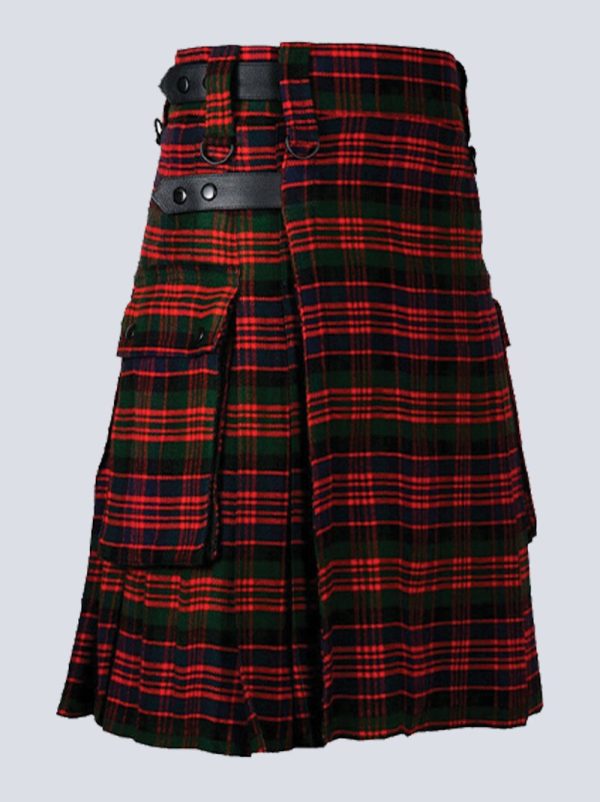 LAUTREAMONT MACDONALD TARTAN UTILITY KILT - Image 2