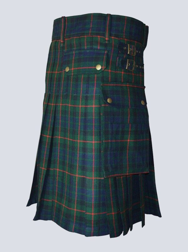 MENS GUNN TARTAN UTILITY KILT - Image 2