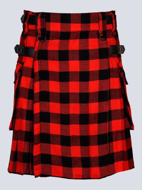 MENS LAUTREAMONT ROB ROY TARTAN UTILITY KILT