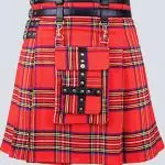 MENS ROYAL STEWART TARTAN UTILITY KILT WITH FRONT POCKET