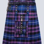PRIDE OF SCOTLAND TARTAN UTILITY KILT WITH DETACHABLE POCKET