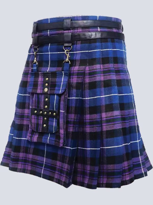 PRIDE OF SCOTLAND TARTAN UTILITY KILT WITH DETACHABLE POCKET - Image 2
