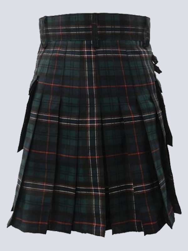 SCOTTISH NATIONAL TARTAN UTILITY KILT WITH FASTNING STRAPS - Image 3