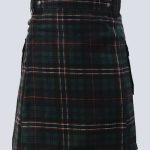 SCOTTISH NATIONAL TARTAN UTILITY KILT WITH FASTNING STRAPS