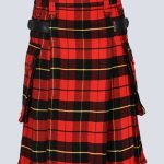 WALLACE TARTAN UTILITY KILT WITH LEATHER STRAP