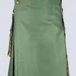 MENS OLIVE GREEN AND MULTICAM HYBRID TACTICAL KILT