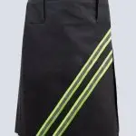 MENS SCOTTISH BLACK FIREFIGHTER UTILITY KILT