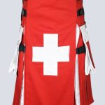 SWIS FLAG UTILITY KILT WITH PLASTIC BUCKLE