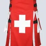 SWIS FLAG UTILITY KILT WITH PLASTIC BUCKLE