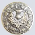 FLY PLAID KILT BROOCH
