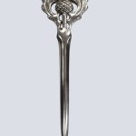 SCOTTISH THISTLE KILT PIN WITH CHROME FINISH