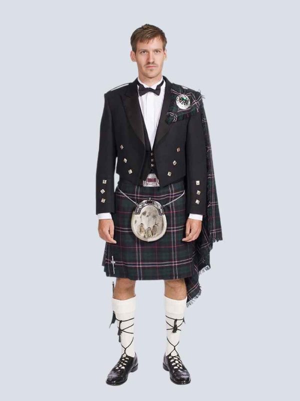 SCOTTISH TRADITIONAL PRINCE CHARLLIE KILT OUTFIT