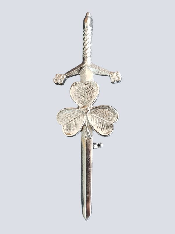 SHAMROCK SCOTTISH KILT PIN