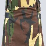 WOMEN LOUREAMONT WOODLAND CAMO MINI KILT