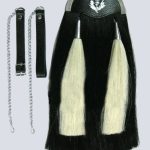 Thistle Cantle Black Horse Hair Sporran