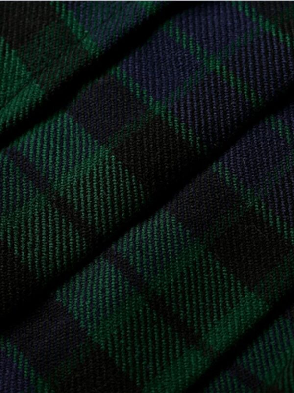 Ladies Black Watch Mini Tartan Skirt - Image 4