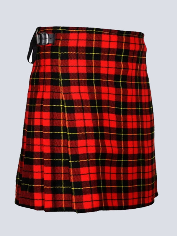 Ladies Wallace Tartan Midi Kilt Skirt - Image 2