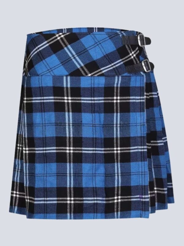 Ramsey Blue Women Mini Tartan Skirt