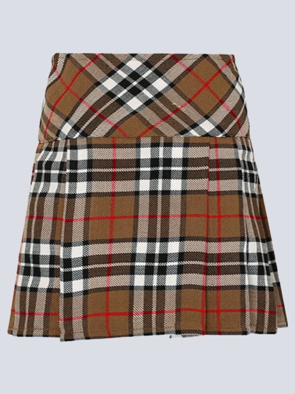 Scottish Camel Thomson Mini Tartan Skirt - Image 2