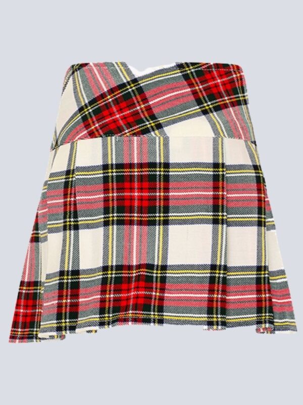 Women Dress Stewart Mini Tartan Skirt - Image 2