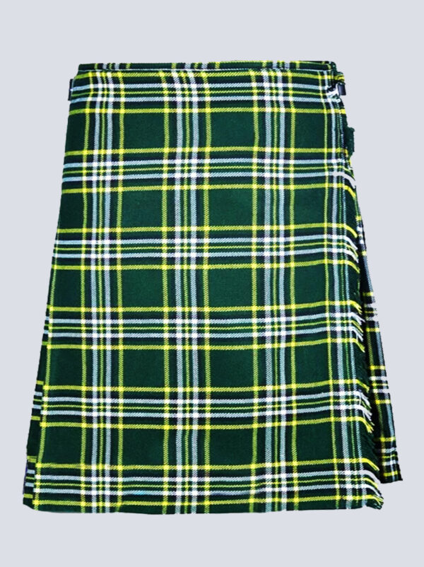 Women Irish National Midi Tartan Kilt Skirt