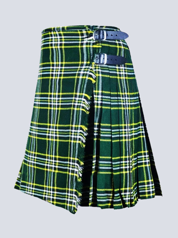 Women Irish National Midi Tartan Kilt Skirt - Image 3