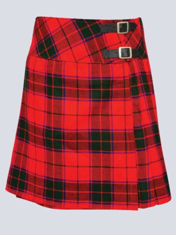 Women Robertson Red Mini Tartan Skirt