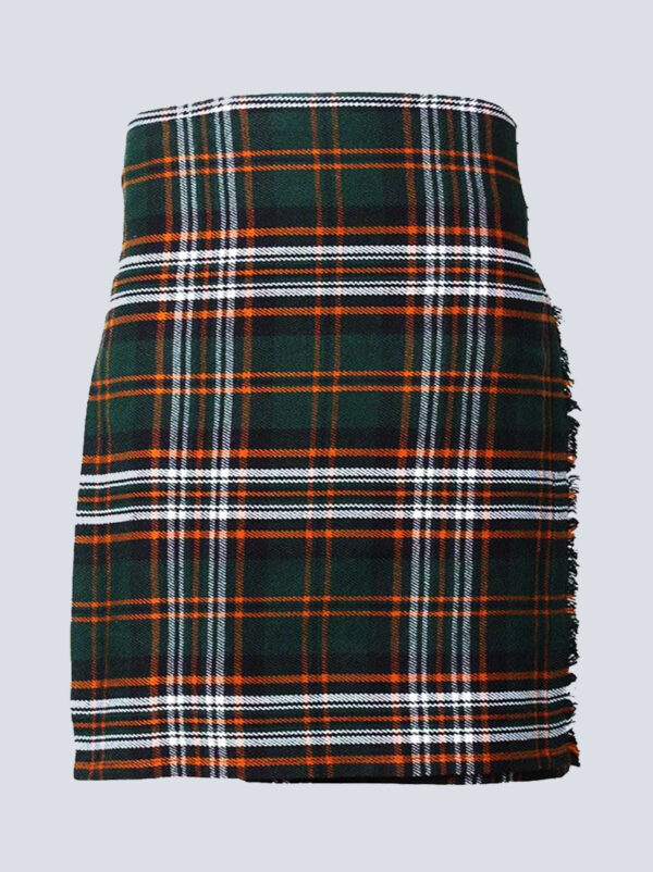 Womens Heritage of Ireland Tartan Midi Kilt Skirt